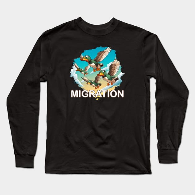 Migration Long Sleeve T-Shirt by Pixy Official